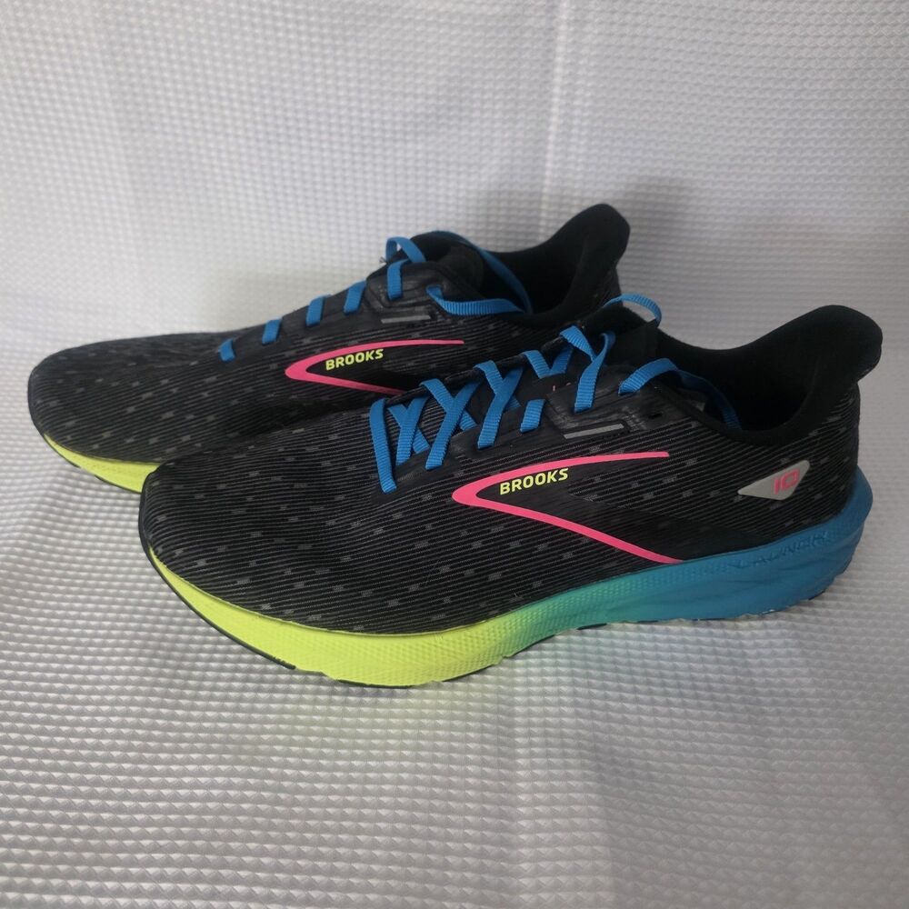 Brooks Launch 10 Men's Running Shoes Size 11 Black/Nightlife/Blue Medium D